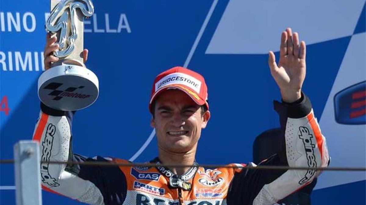 Dani Pedrosa, tercero en el GP de San Marino de MotoGP