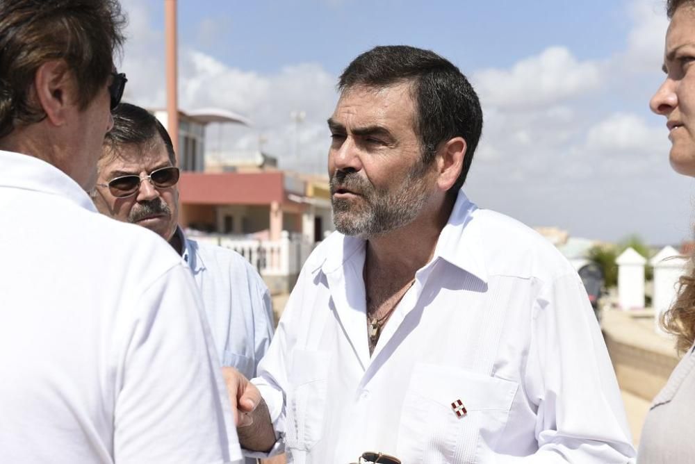 Protestas por el estado del Mar Menor en Los Nieto