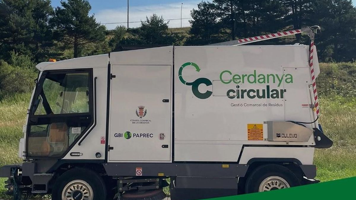 Un dels nous vehicles de recollida de residus de la Cerdanya