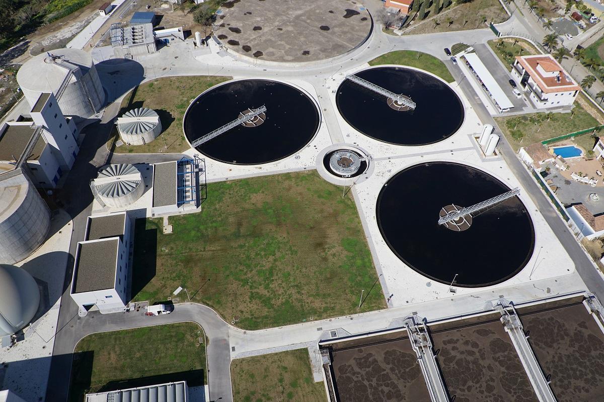 La EDAR  de Guadalmansa, en Marbella, ejecutada por Sando Construcción.