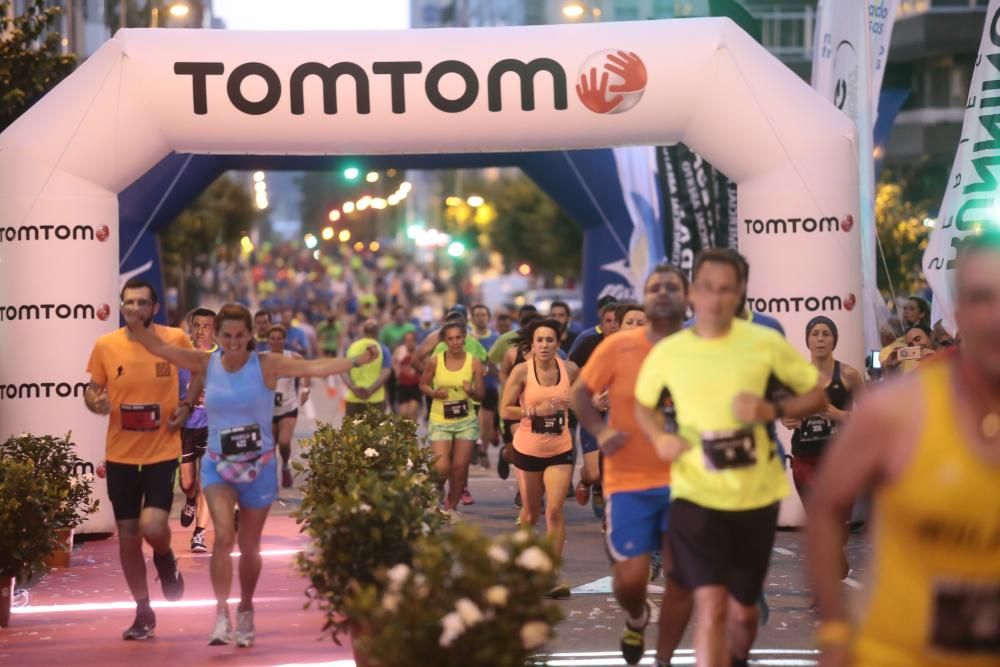 Nuevo éxito de la carrera nocturna de As Travesas con más de 1.300 participantes