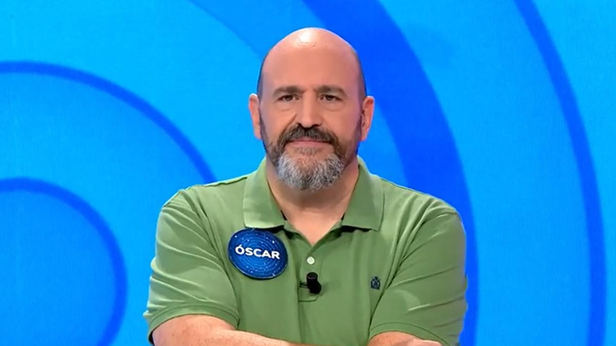 Óscar Díaz, en la silla azul.