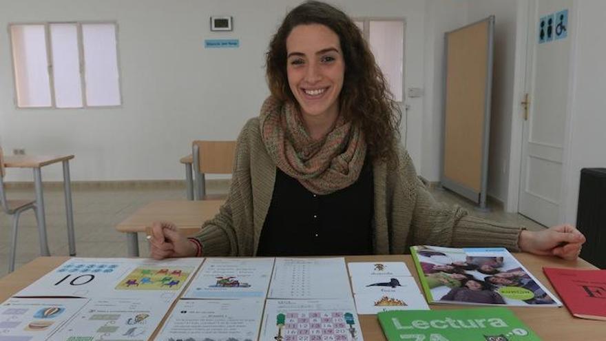 La pedagoga Julia Calvo, en el Centro Kumon Málaga-El Palo.