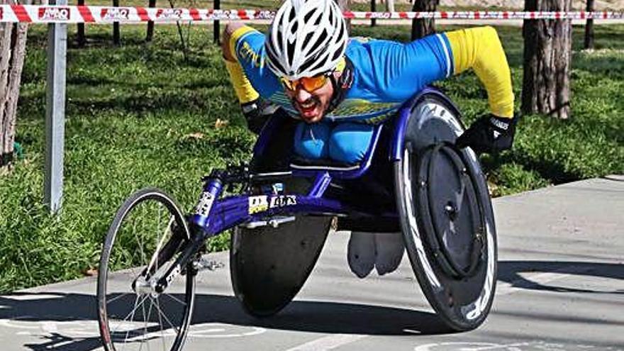 Iván Heras en la Media Maratón de Zamora.