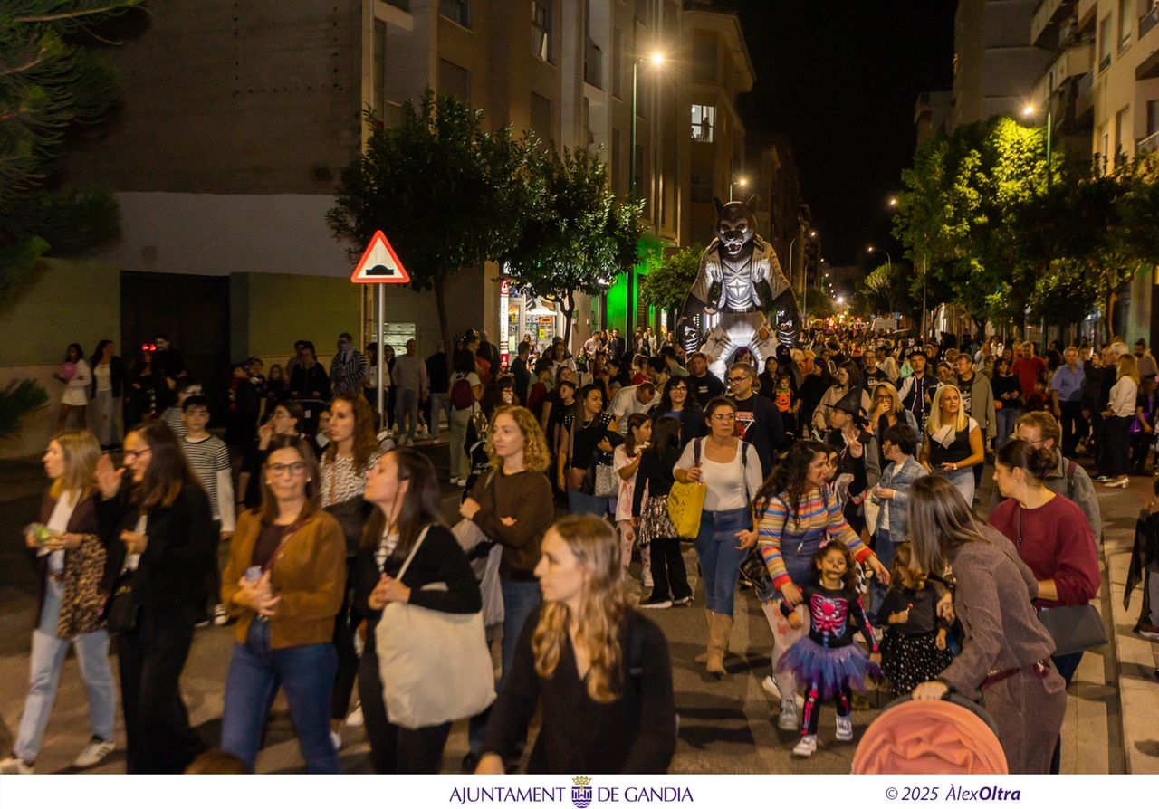 Halloween en el barrio de Corea de Gandia