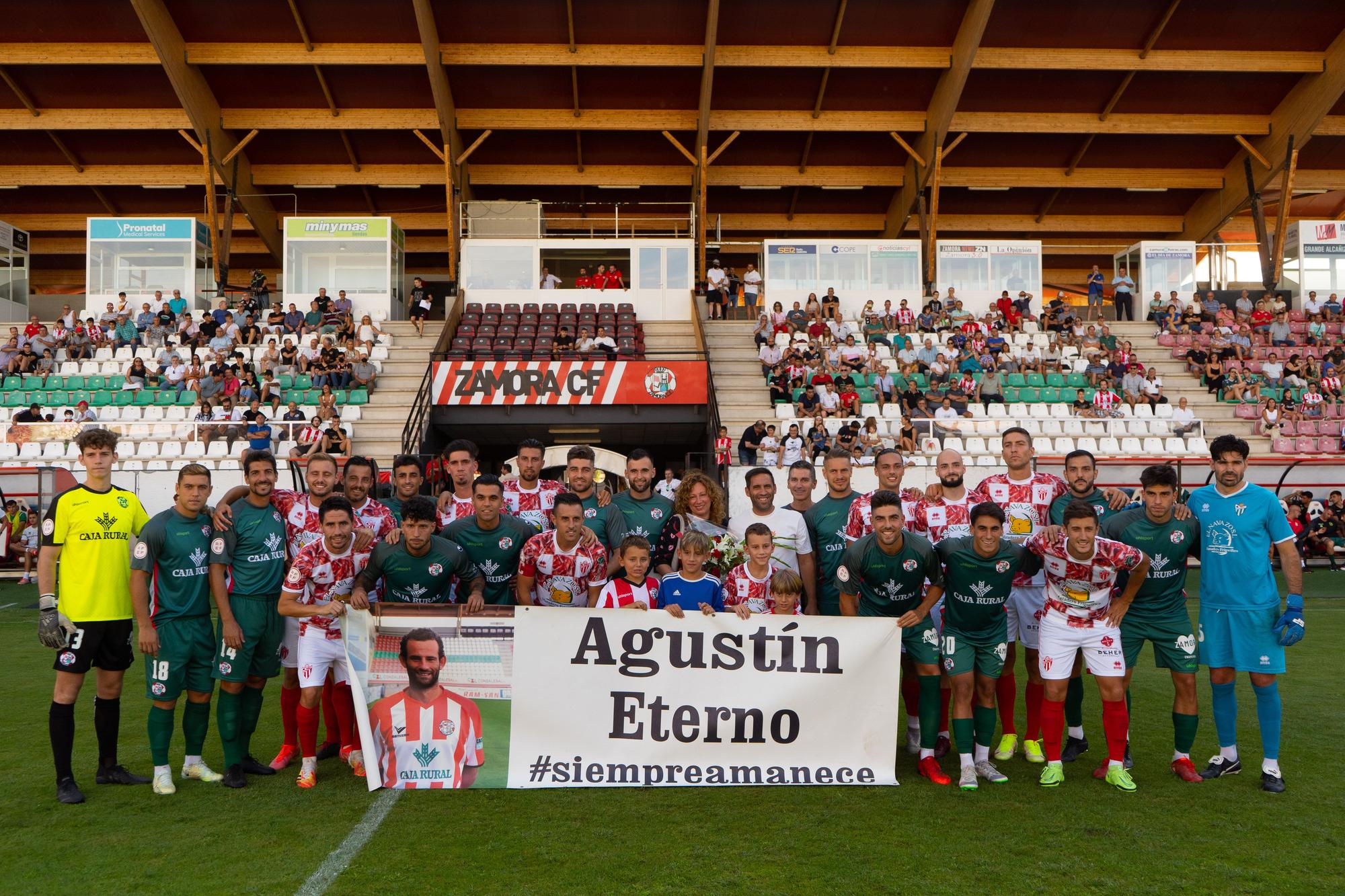 El Zamora CF dedica un triunfo a su eterno capitán en el Memorial Agustín Villar