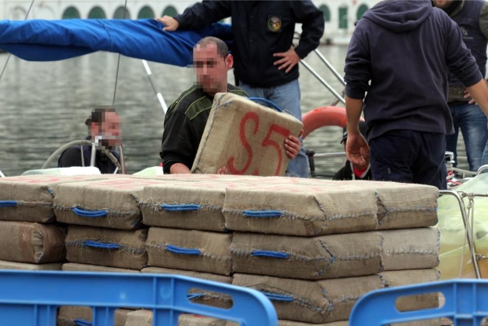 Operación antidroga en la costa de Cartagena