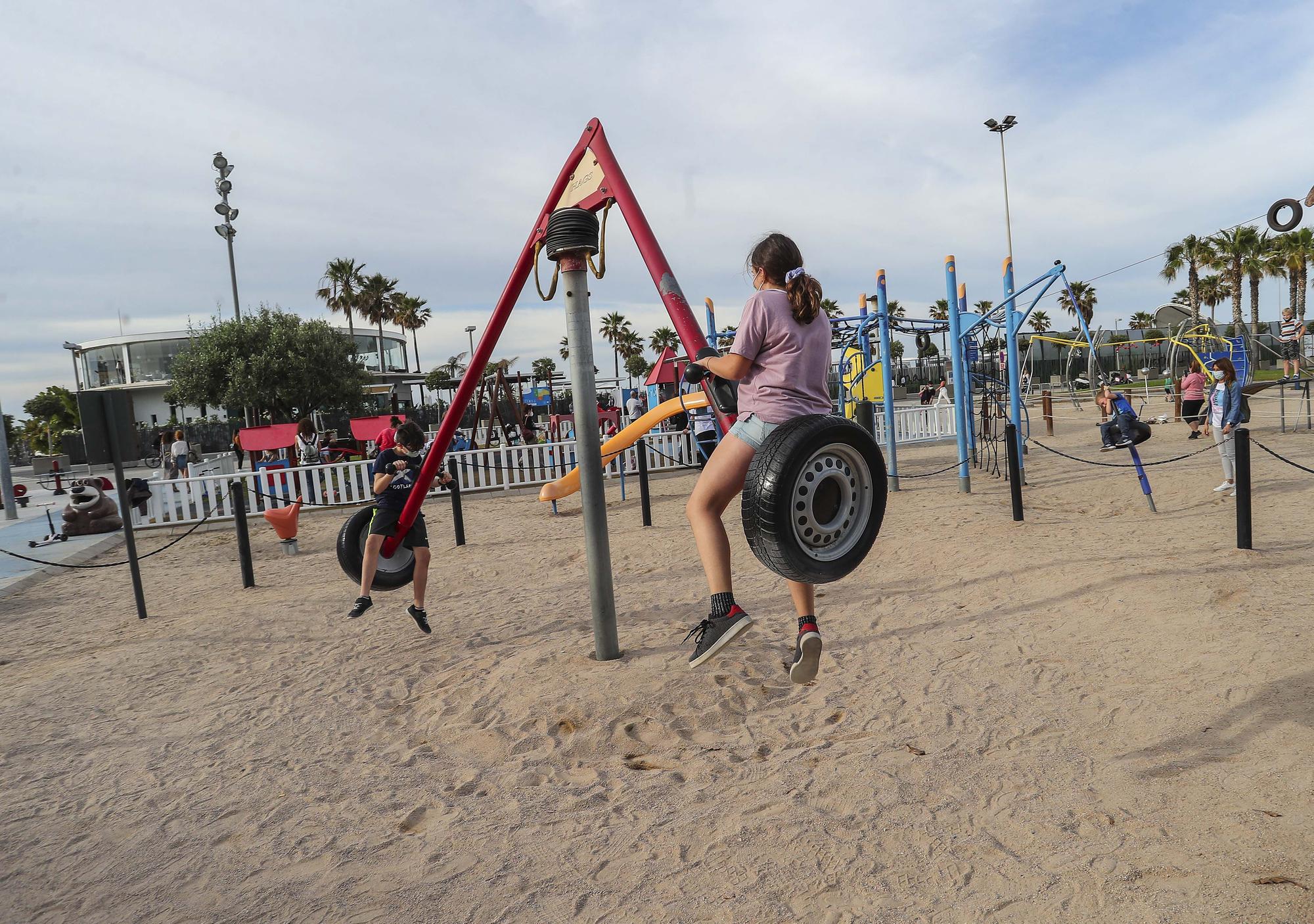 Parques infantiles en Valencia