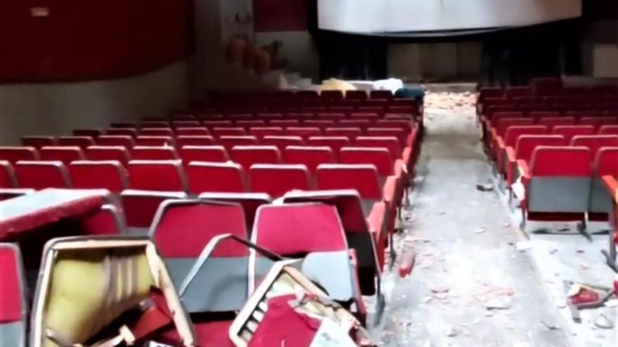 La sala del Cinema Catalunya en l&#039;estat actual.