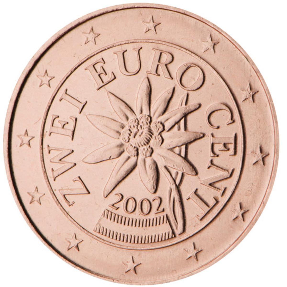 Moneda austriaca de dos céntimos