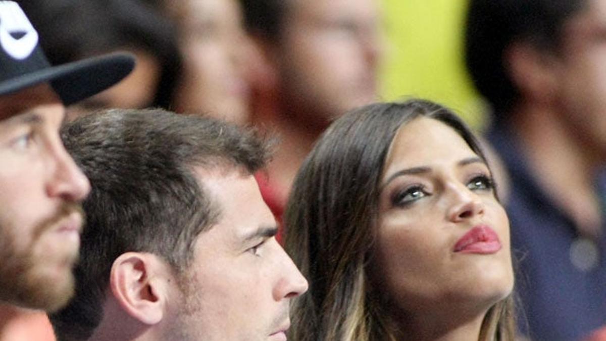 Sara Carbonero, Iker Casillas y Sergio Ramos