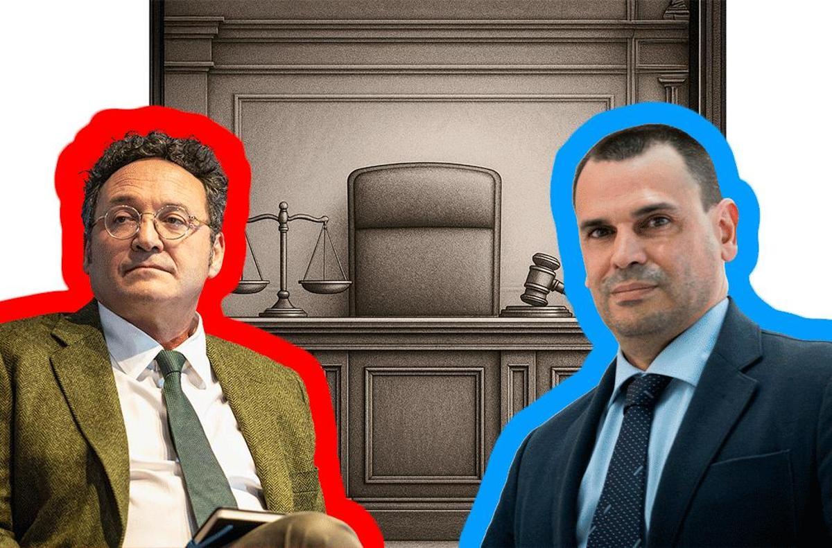 Álvaro García Ortiz y Alberto González Amador.