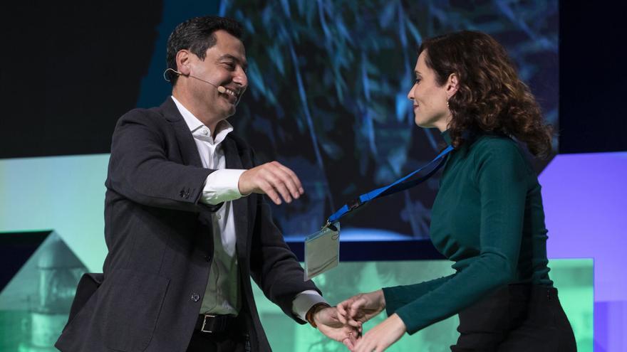 Isabel Díaz Ayuso no asiste al congreso del PP andaluz y cede todo el protagonismo a Juanma Moreno