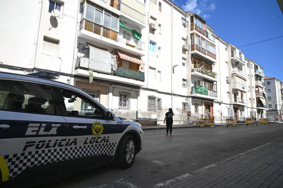El último bloque desalojado en el barrio de San Antón