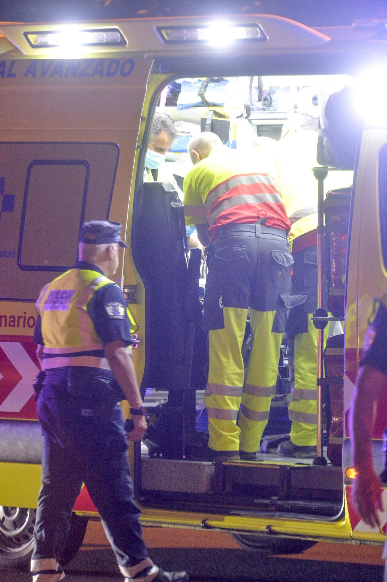 Accidente con heridos graves en la Avenida Marítima