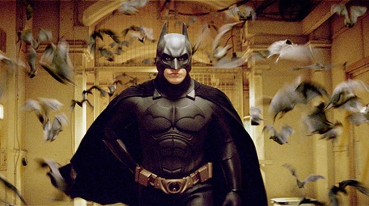 Christian Bale, en una seqüència de ’Batman begins’.