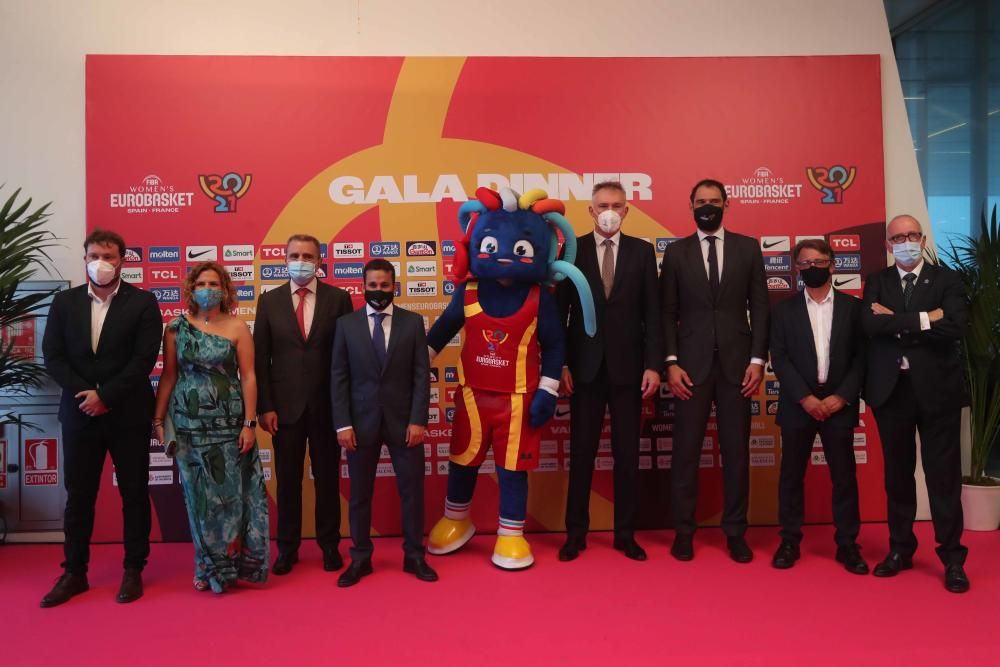 Cena de Gala con motivo del Eurobasket