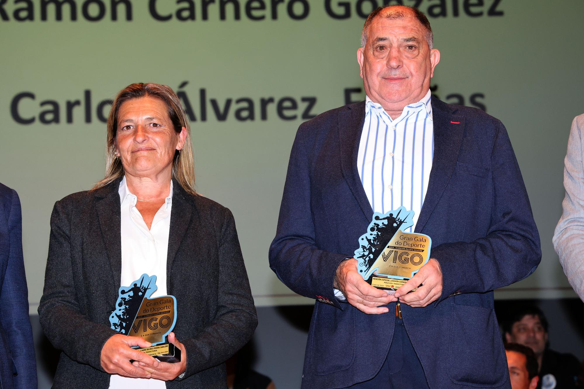 "Lolo" Pereira (d) y Moncho Carrero (izq)