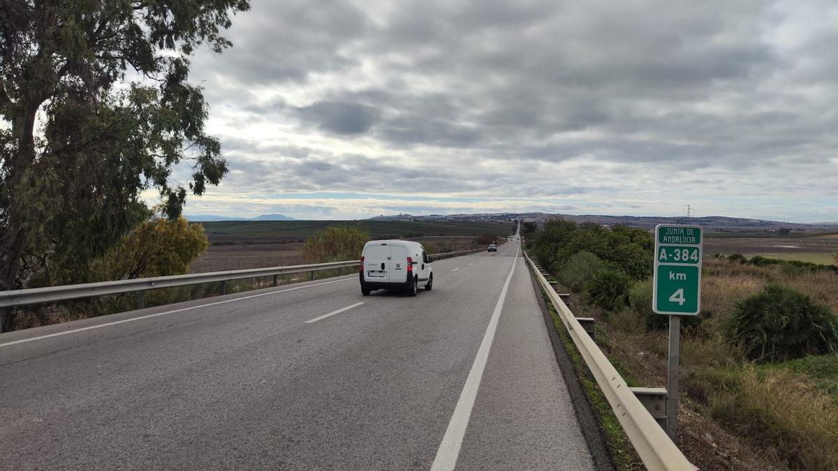 La carretera A-384 entre Arcos y Antequera tendrá dos carriles por sentido.