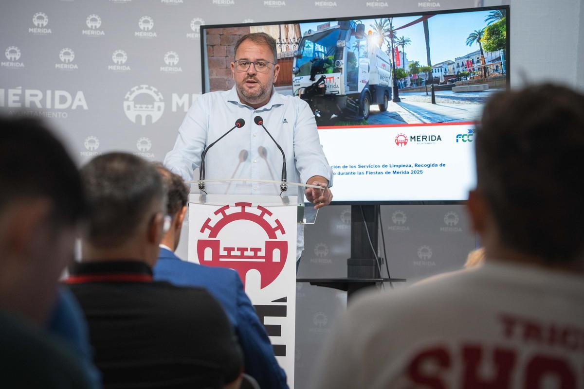 El alcalde de Mérida, Antonio Rodríguez Osuna