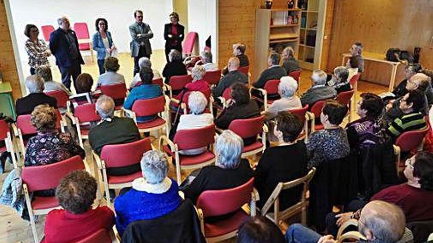 Acte d&#039;inauguració de l&#039;ampliació del centre.