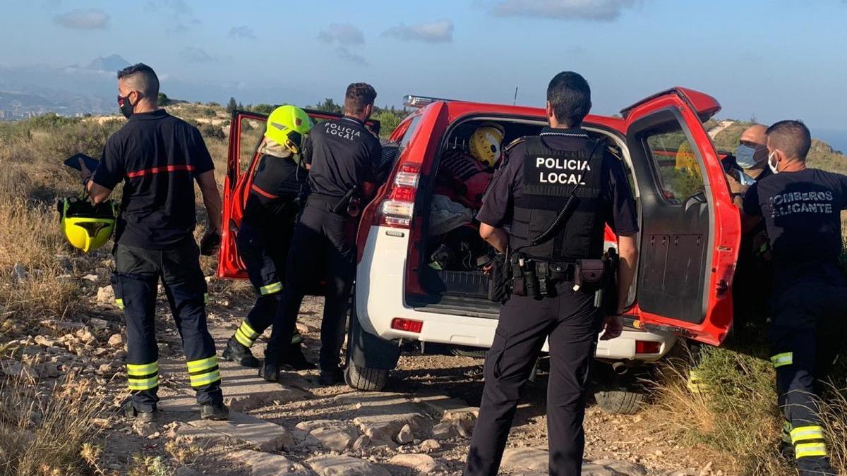 Rescatan a una persona mayor con alzhéimer en la Serra Grossa