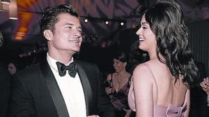 Una imagen de archivo de Katy Perry y Orlando Bloom, su novio hasta hace unos días.