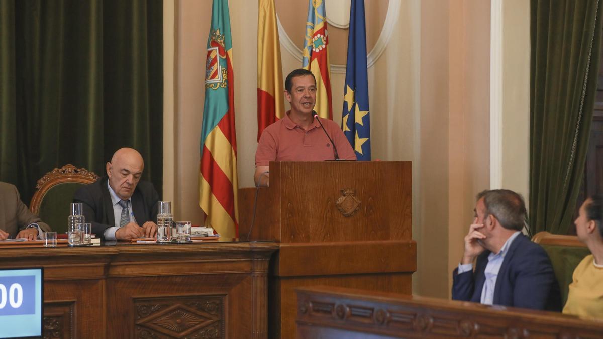 Pleno del Ayuntamiento de Castelló: José Luis Segura