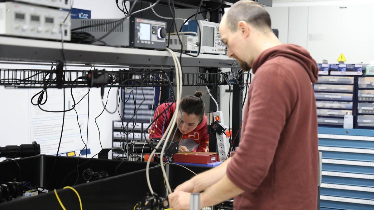 Investigadores del Vigo Quantum Communication Center (VQCC), que pertenece a atlanTTic.