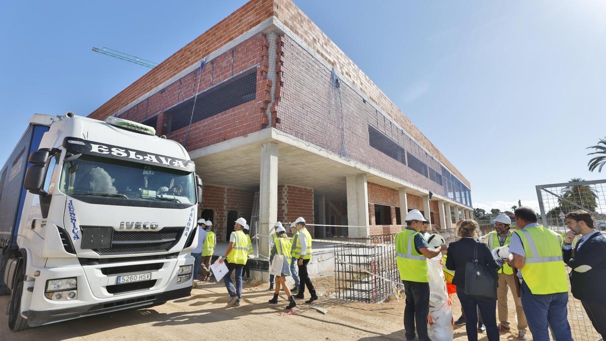 Obras del Colegio Amanecer que sustituirán al actual centro de barracones desde hace 17 años