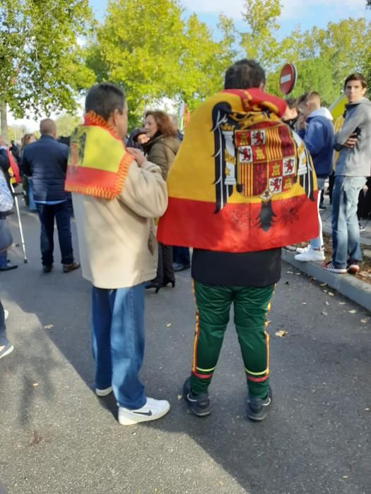 Protestas contra la exhumación de Franco