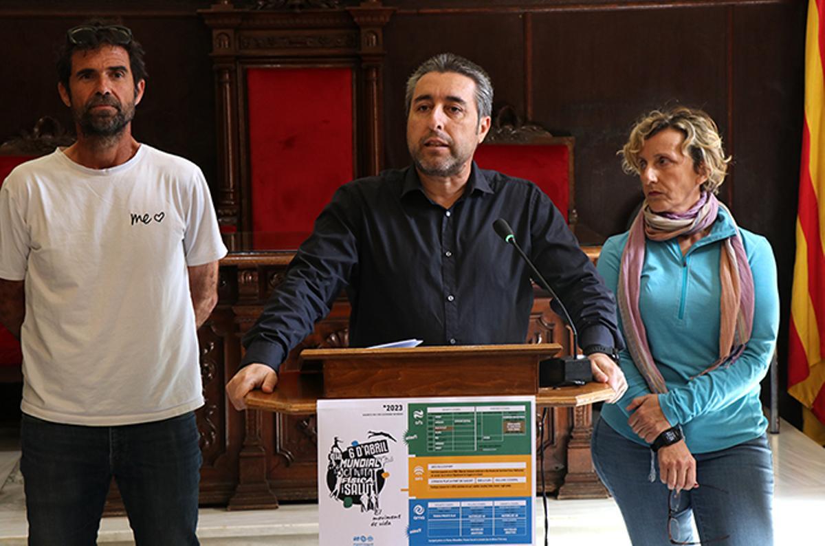 Javier Timón durante la presentación de las actividades.