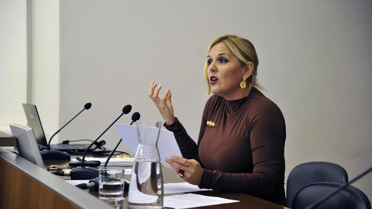 Archivo - La consejera de Hacienda y Administración Pública, Elena Manzano, en una imagen de archivo