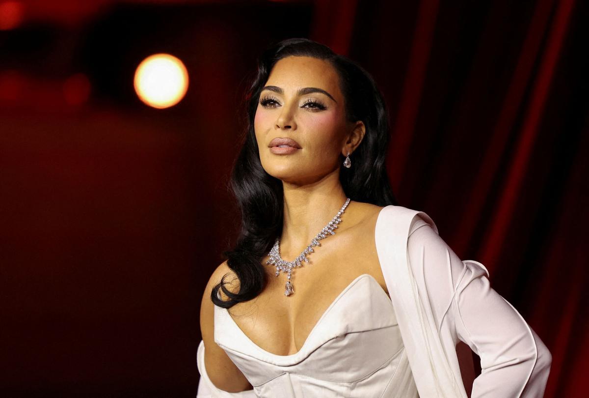 Kim Kardashian en una gala benéfica en Los Angeles el pasado octubre.