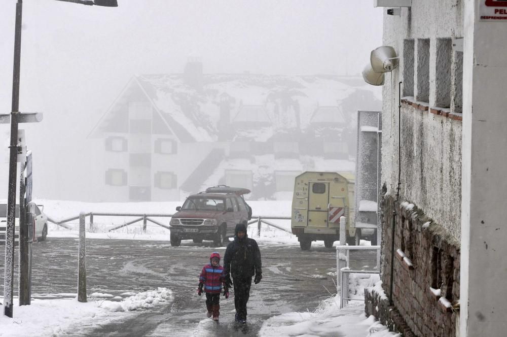 Ola de frío y nieve en Asturias