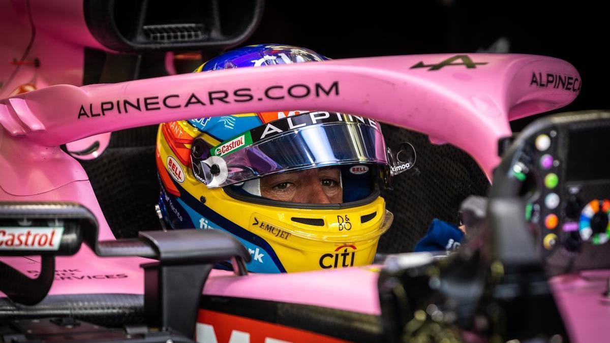 El Alpine de Fernando Alonso respondió en Baréin a las modificaciones introducidas.