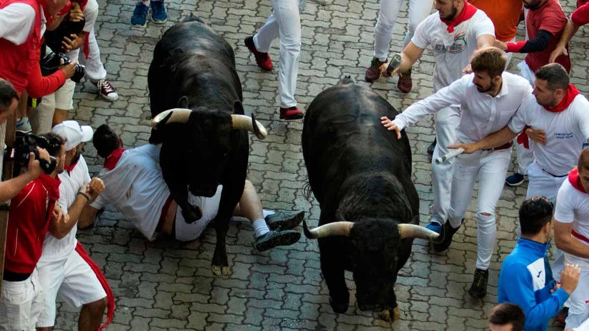 Quinto encierro de San Fermín 2019.