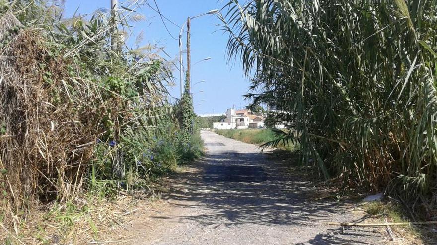 El Camí del Valladar donde ha muerto el ciclista.