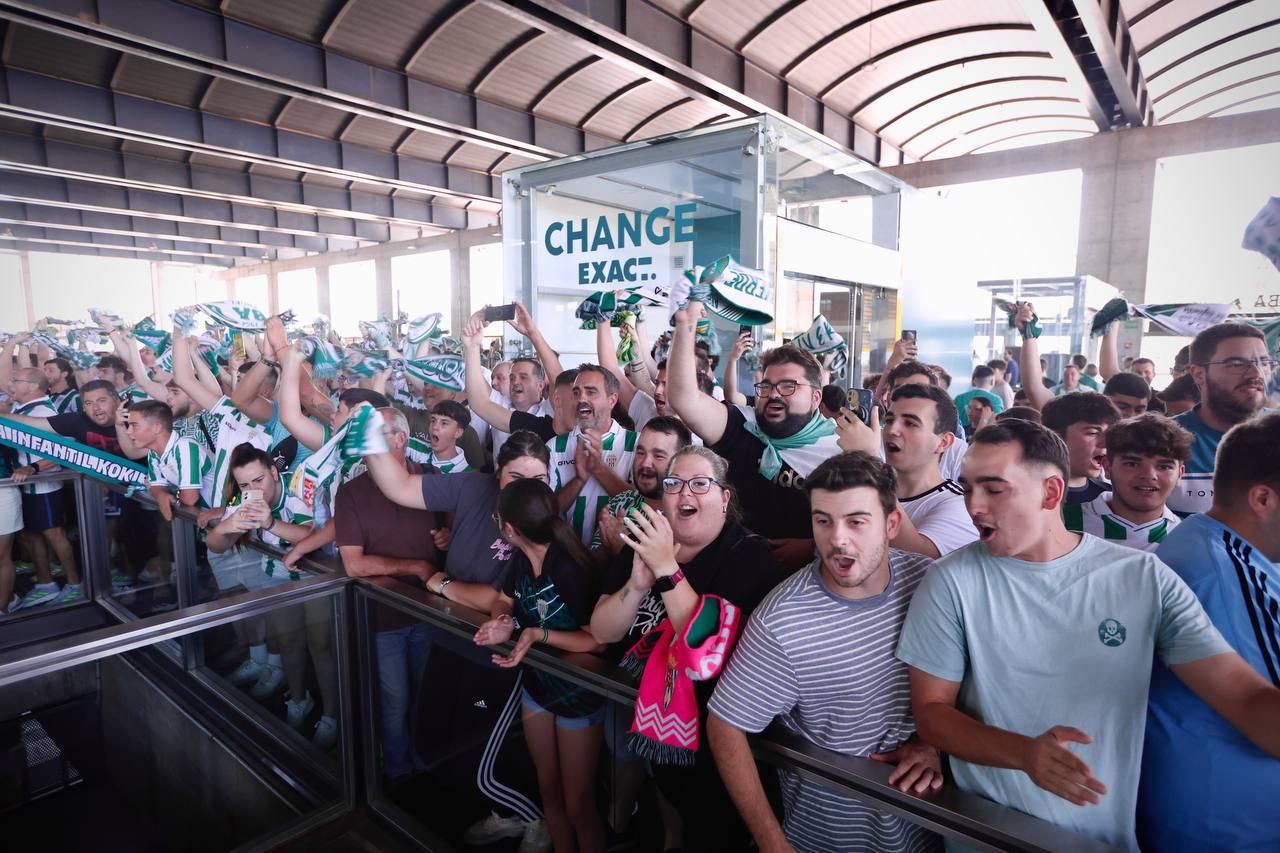 La despedida del equipo blanquiverde, en imágenes