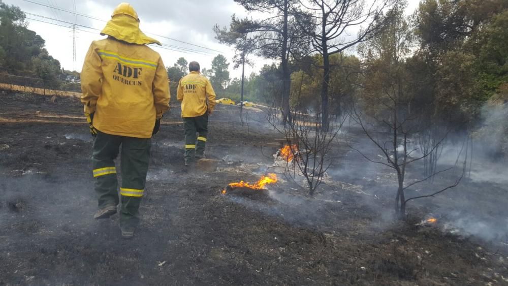 Segon incendi forestal a Artés