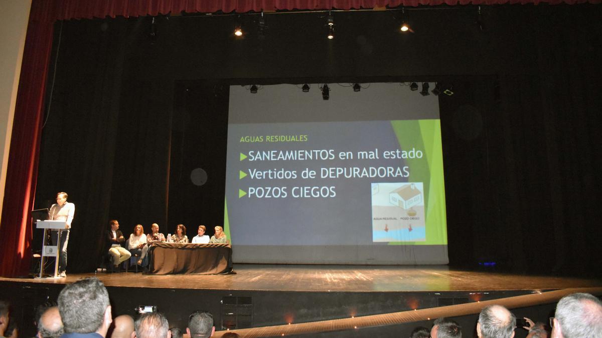 Un momento del acto de presentación de la nueva asociación ‘AgroIngenieros por el Mar Menor