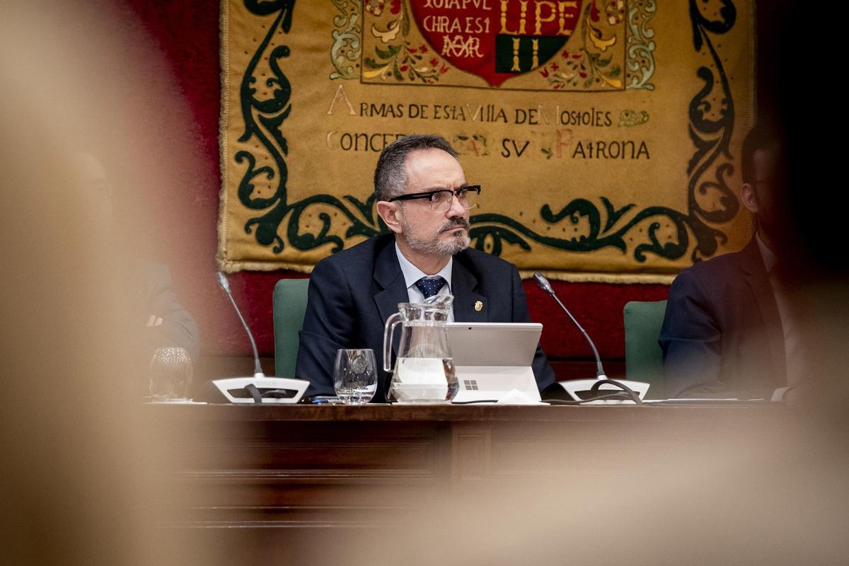 El alcalde de Móstoles, Manuel Bautista.