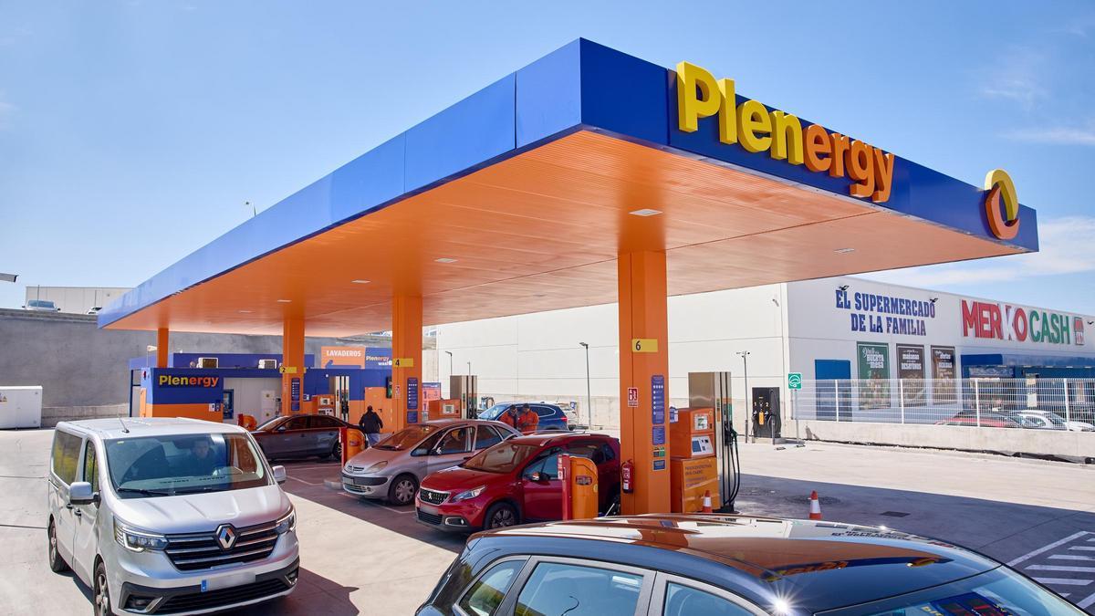 Una gasolinera de la red 'low cost' de Plenergy.