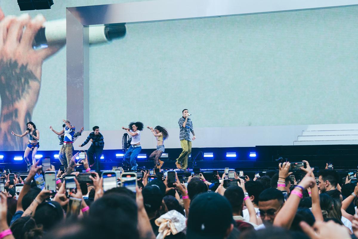 Las imágenes del concierto de Rels B en el Metropolitano de Madrid