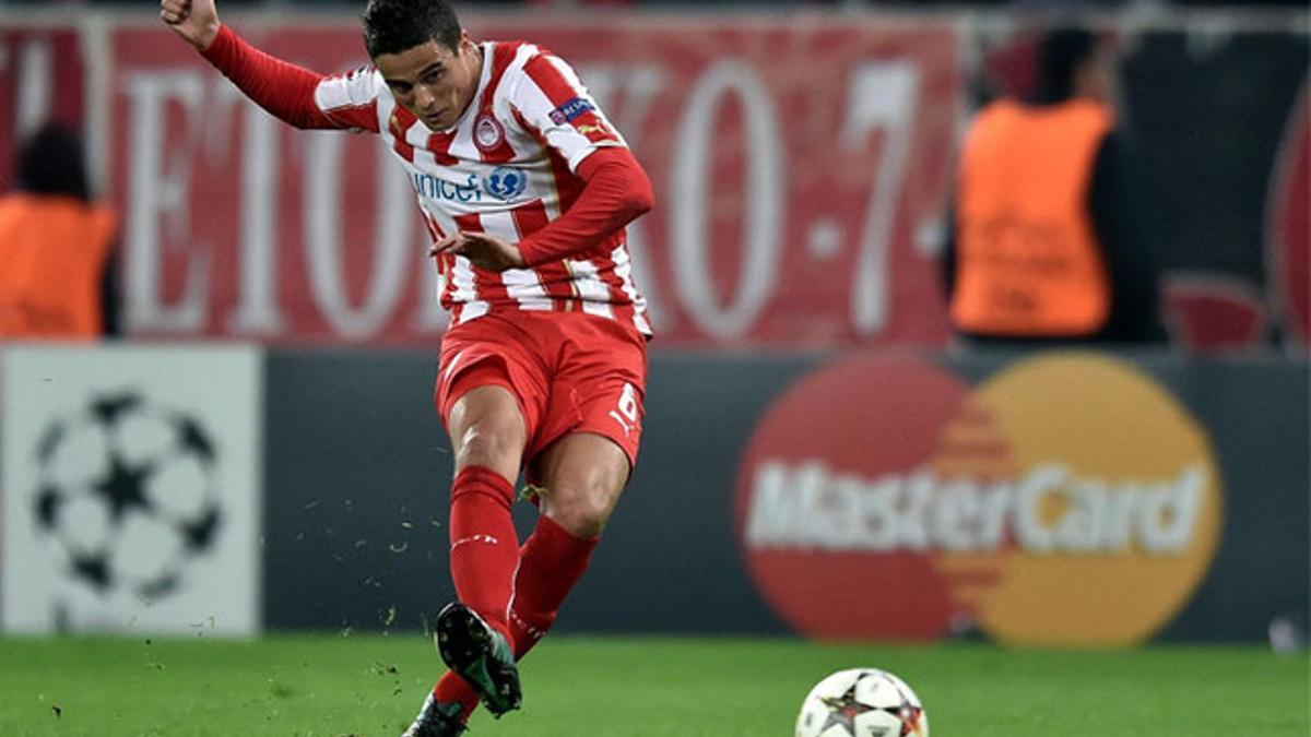 Afellay, en su etapa en el Olympiacos