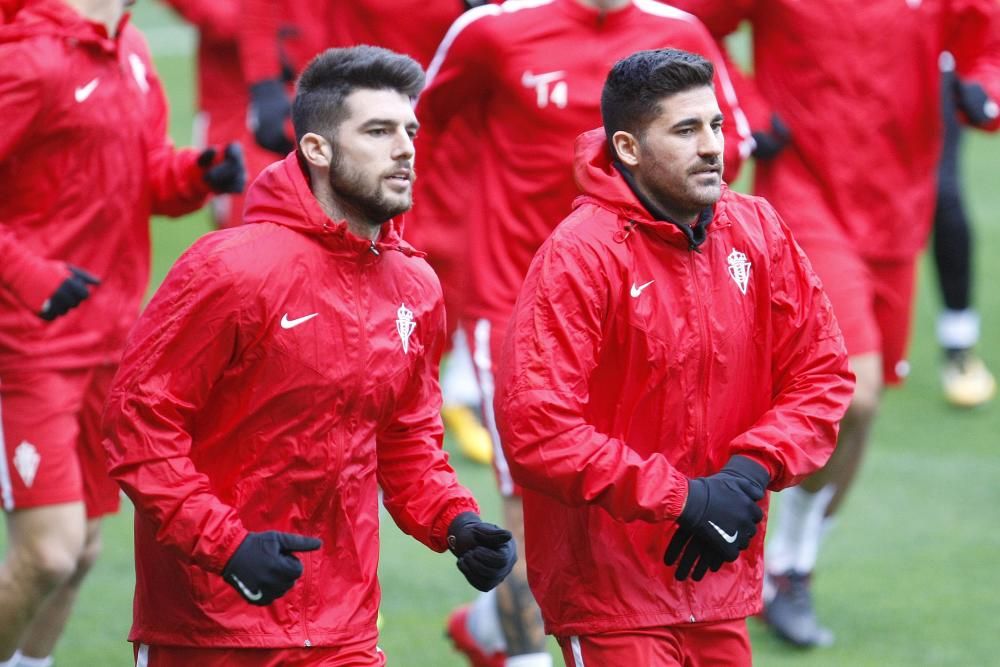 Entrenamiento del Sporting