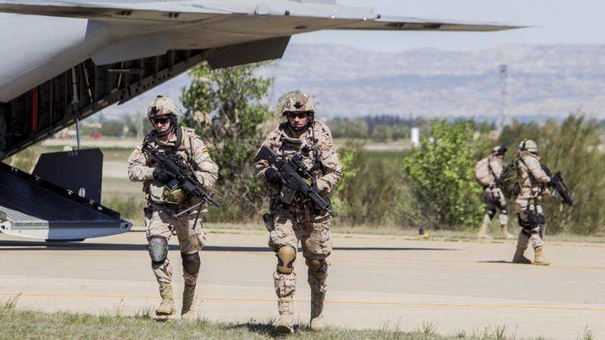 Un cuerpo militar expedicionario en permanente preparación