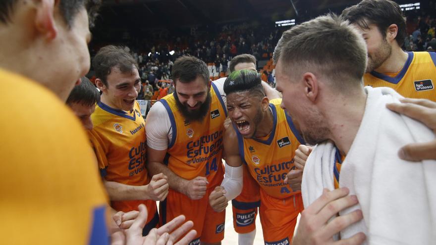 El Valencia Basket remonta y recupera su sitio en el tren de la Copa (91-71)