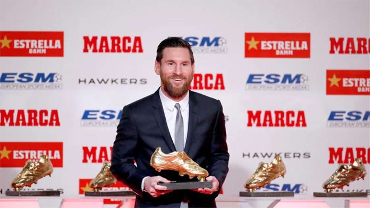Messi recibió su quinta Bota de Oro: "Estoy en el mejor equipo del mundo y eso lo hace todo más fácil"