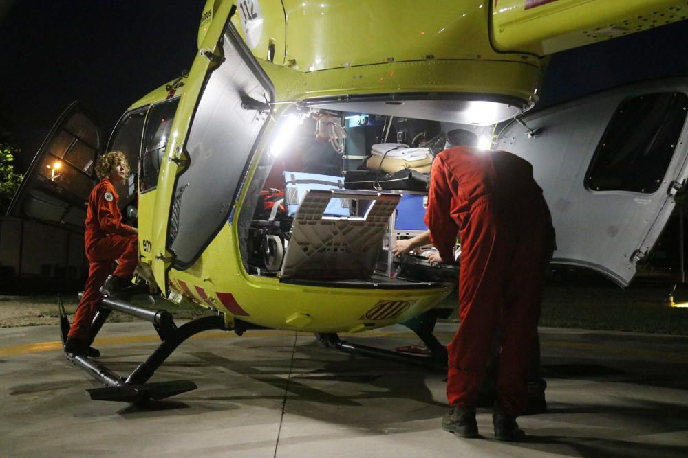 El SEM posa en marxa el vol nocturn de l'helicòpte